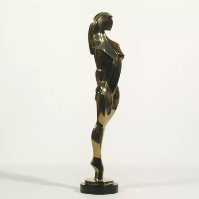 Jim Ritchie (1929-2017) - Femme debout - Bronze doré 5/8 - XXème