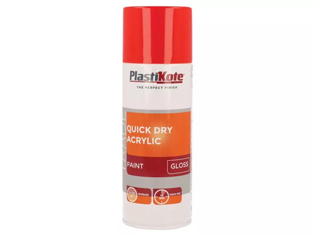 Pintura en aerosol acrílico de secado rápido PlastiKote 440.0071014.076 comercio rojo brillante 400 ml