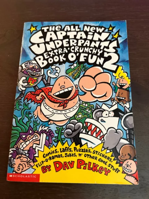 The All New Captain Underpants Extra Crunchy Book O Fun 2 By Dav Pilkey 390 Picclick 