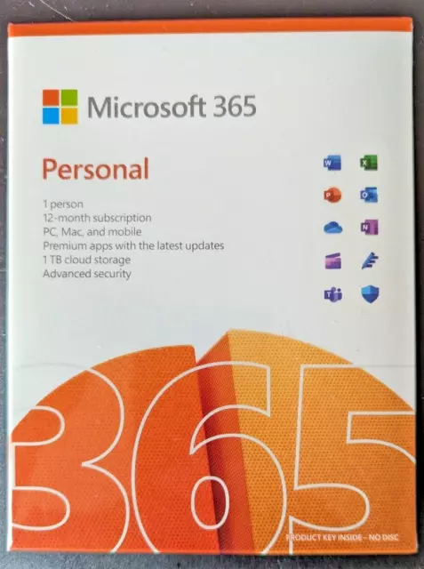 Office 365 Personal | 1 User 1 Year | Windows | Mac | Android | iOS |(QQ2-01399)