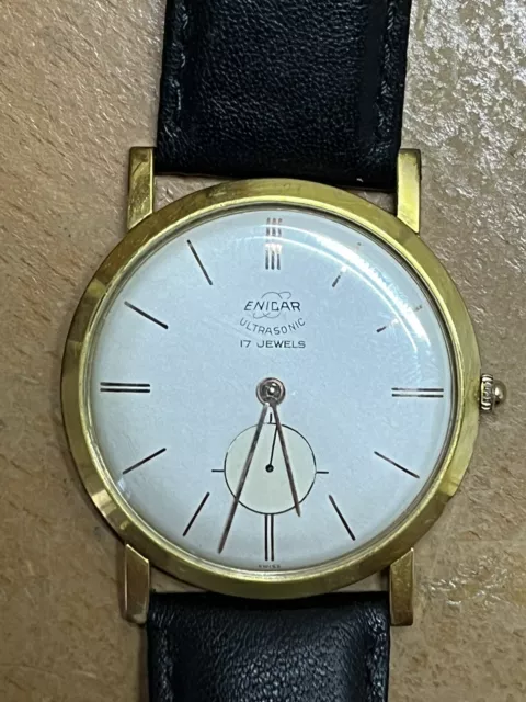 Montre Enicar ultra plate.