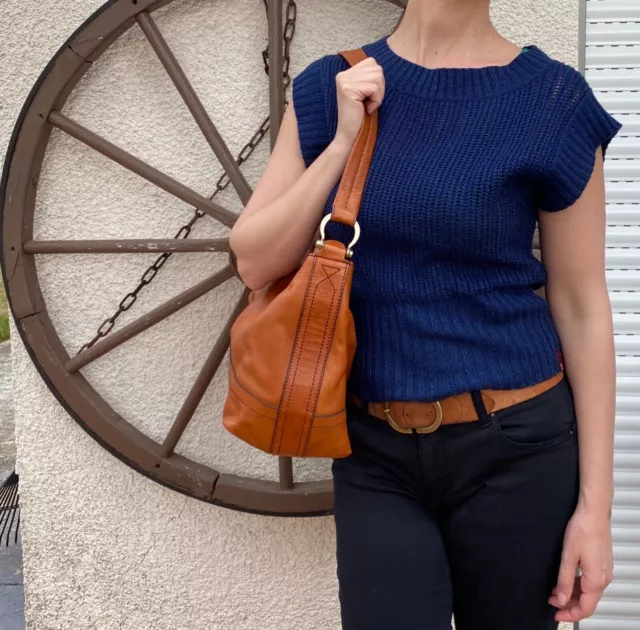 Grand sac à main LANCEL Cuir noir - Porté main ou épaule