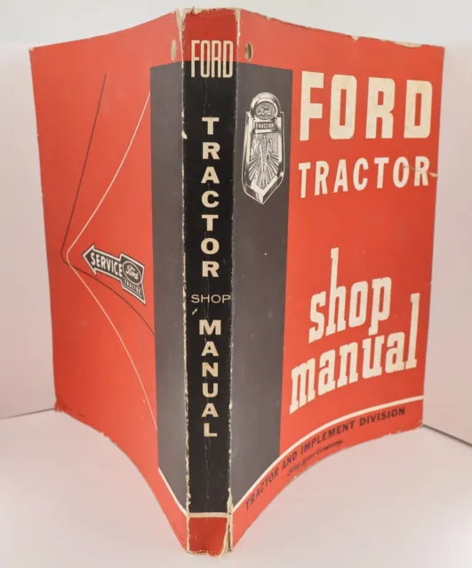 1961 Ford Tractor Shop Manual 600-700-800-900-601-701-801-901-1801