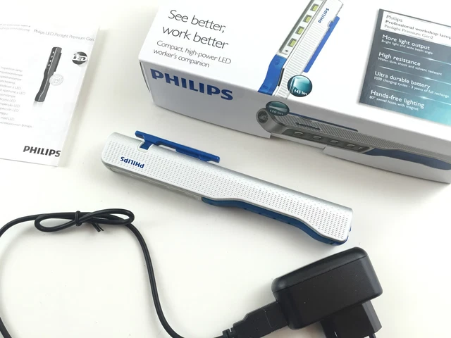Philips LED Werklamp Penlight Premium Color+ - Oplaadbaar, CRI 95, 200 Lumen, Stoot- & Waterdicht