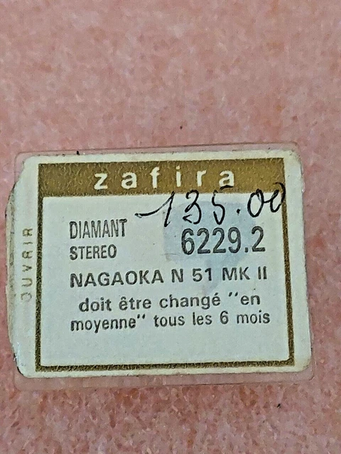 NAGAOKA N320M DIAMANT DE REMPLACEMENT POUR PLATINE VINYLE