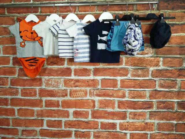 Baby Boy Bundle Aged 0-3 Months Next Mothercare Etc T-Shirt Shorts Set Hats 62Cm