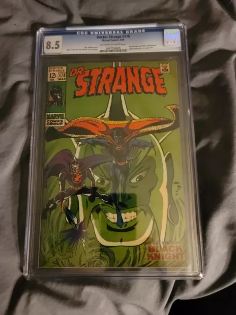 Doctor Strange #178 Cgc 8.5. Black Knight And Tiboro Appearances