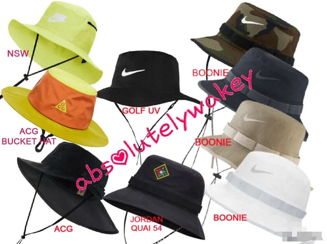NIKE ACG OU Quai 54 seau ou NSW ou BOONIE ou UV GOLF chapeau collection logo casquette EUR 157 66 PicClick FR
