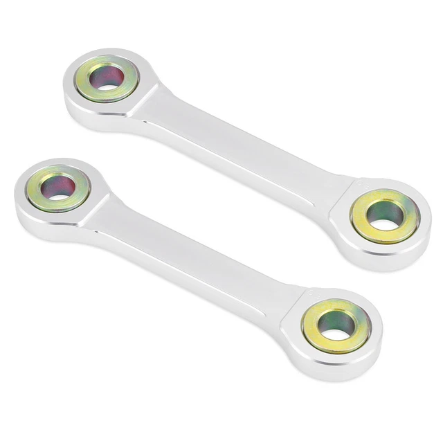 thumbnail image 2 of 2-Inch Rear Suspension Lowering Links Kit For Suzuki DRZ400E/S/SM (2000-2024) - Black Anodized Aluminum 2 of 6