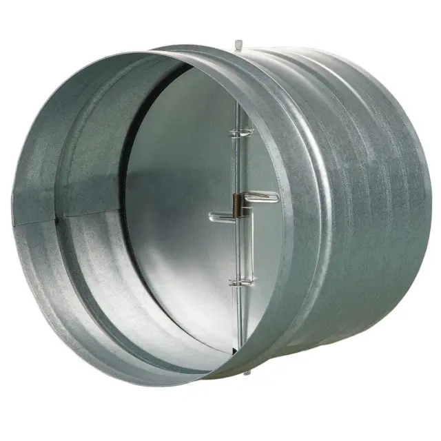 4 In. Galvanized Back-Draft Damper with Rubber Seal | (NEW) (FREE SHIPPING)