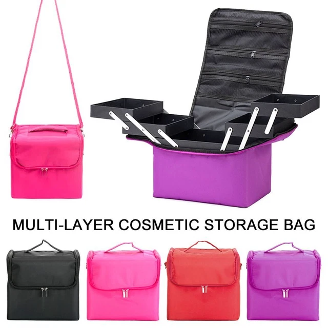 d'amélioration des ongles Boîte de maquillage Cas Multicouche Sac cosmétique