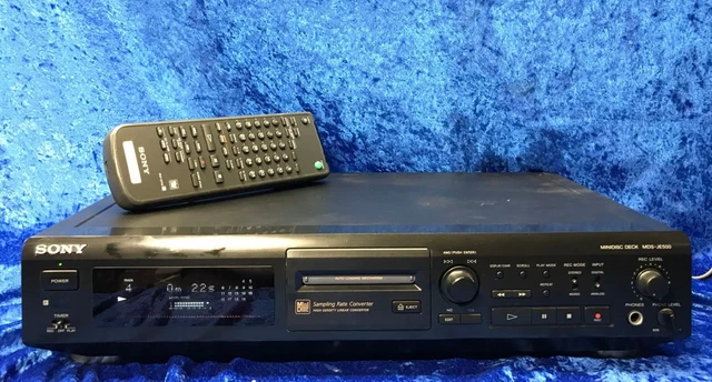 Walkman Sony MiniDisc MZ-N707 - Pour Pièces (Ne Fonctionne Pas / HS) - Bleu
