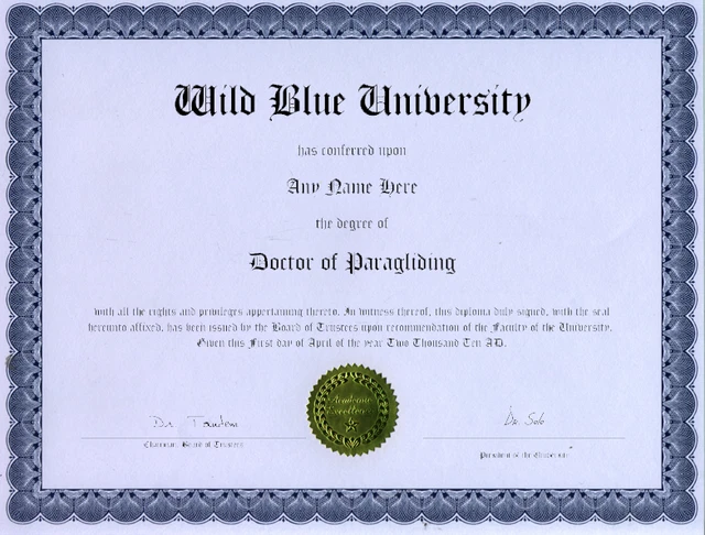 Doctor Paragliding Novelty Diploma Gag Gift Doctor Paragliding Novelty Diploma Gag Gift