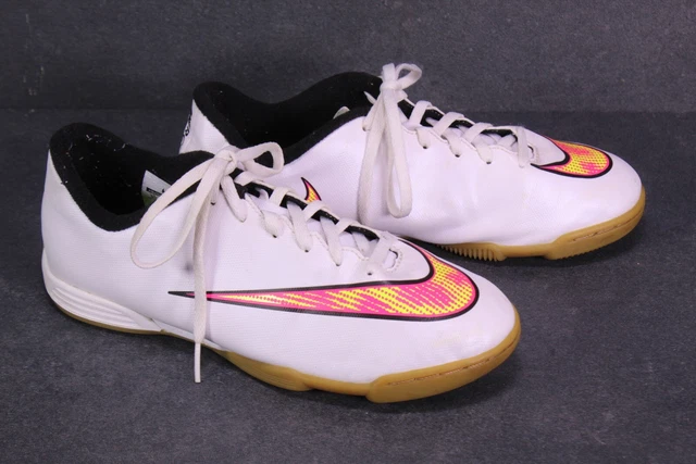Nike Mercurial Vortex II IC Hallen Fußballschuhe Sneaker Gr. 38,5 weiß  SB2761