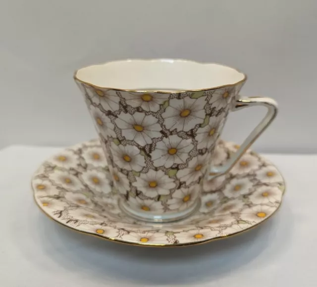 A. B. J. Grafton China Made in England "Vancouver" Cup and Saucer