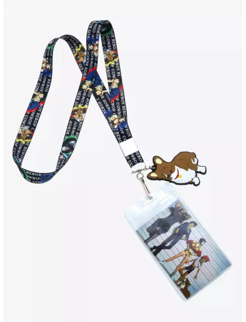 Cowboy Bebop Group Lanyard W/ Ein Charm Anime Licensed NEW WITH TAGS