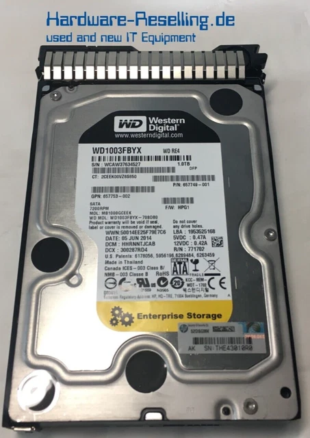 DP279-04 - DELL 1TB 7.2K 3G SATA 3.5 HDD | Inside Systems A/S