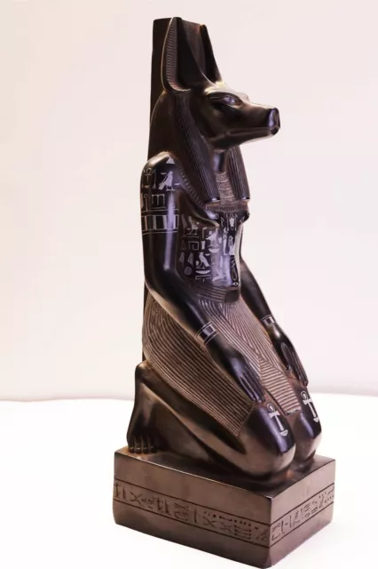 Beautiful Ancient Egyptian God Anubis, Egyptian Doctor Anubis statuette .