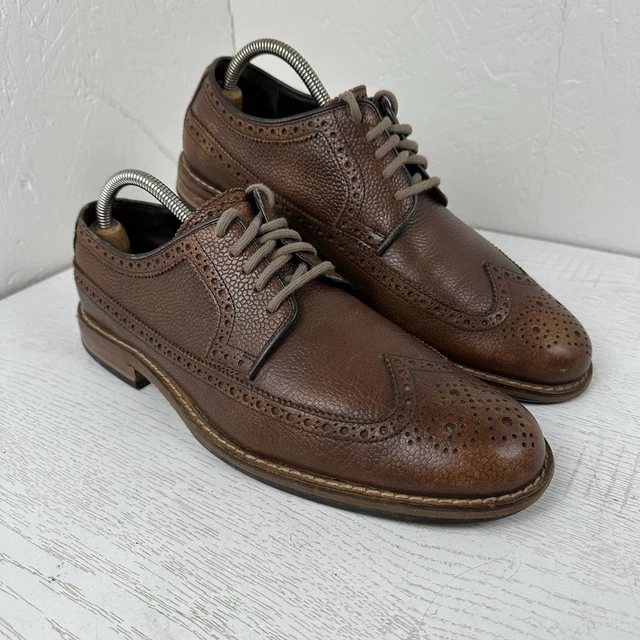 COLE HAAN CAMBRIDGE Size 12 Brown Leather Wingtip Oxfords  display picture 3