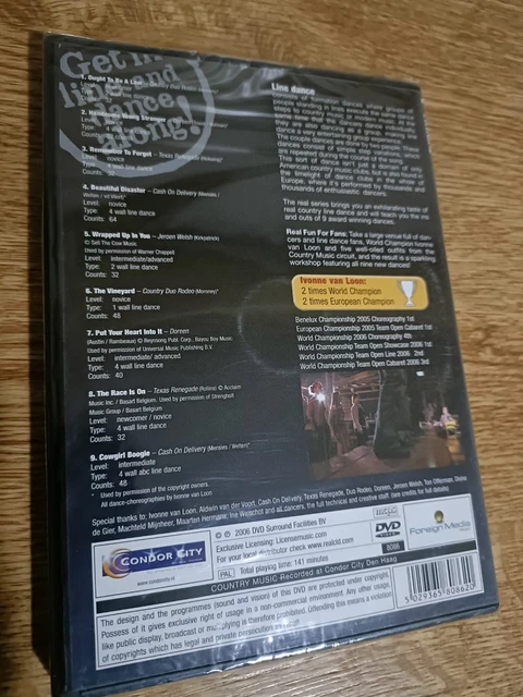 REAL FUN EXPERIENCES/LIVE Dance[2006]Line Dancing Ivonne van Loon DVD ...
