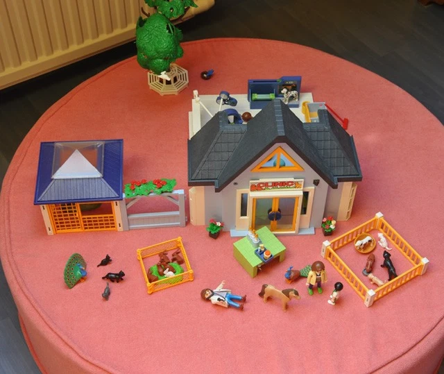 Playmobil Clinique Vétérinaire 4343 - Mur Avec étagère (réf. 30285440) Occasion En Bon état