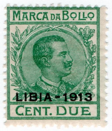 (I.B) Italy (Libya) Revenue : Marca da Bollo 2c (1913)