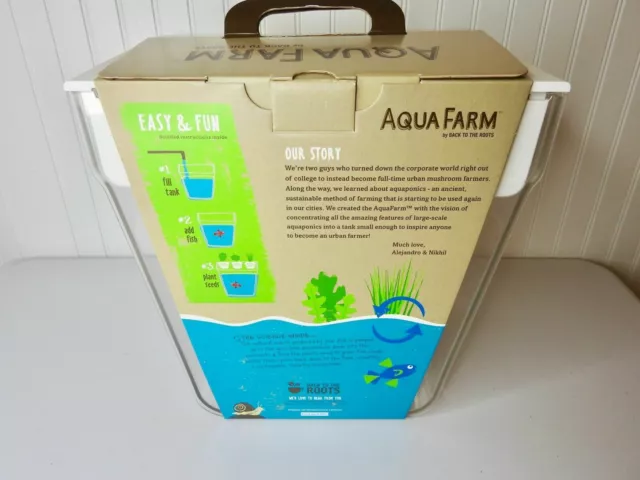 NEUF Back to the Roots AquaFarm auto-nettoyant aquarium version écologique pompe à eau 3