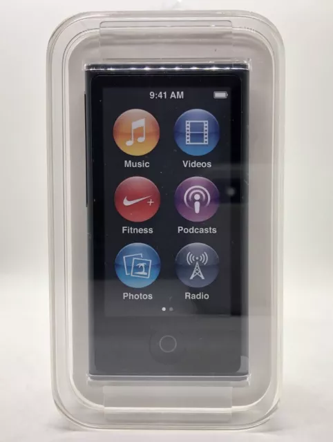 Apple iPod Nano 7. Generation Slate Black Schwarz 16GB NEU NEW