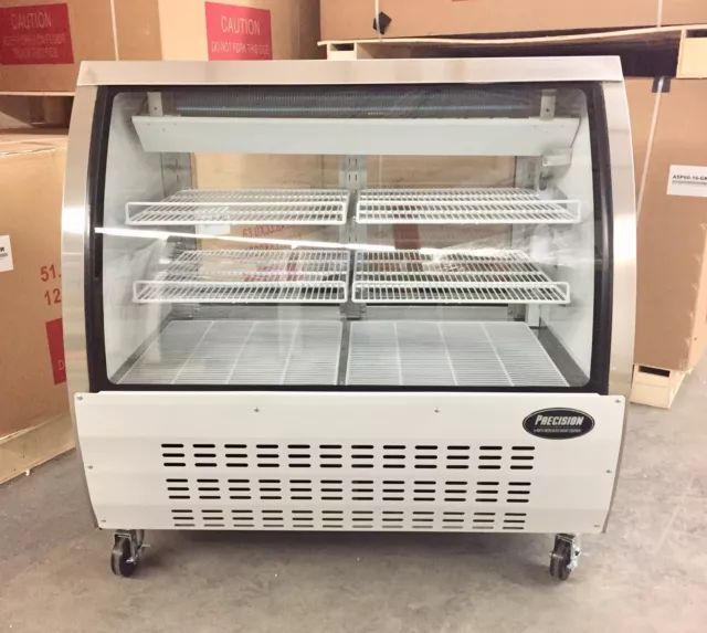 Deli Case 48” Refrigerated Display Case Red Meat Bakery Show Case 4’ Pastry