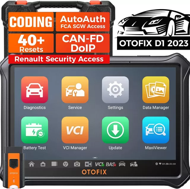 2024 OTOFIX D1 Auto OBD2 Diagnostic Scanner Bidirectional Scan Tool Key Coding 2