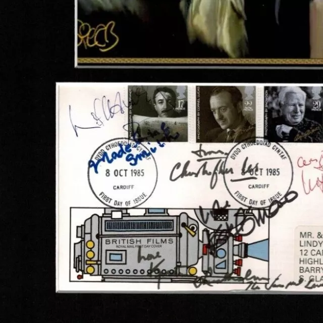 Christopher Lee,Ingrid Pitt,Veronica Carlson ,K Omara+5 Signed Autograph Display 3