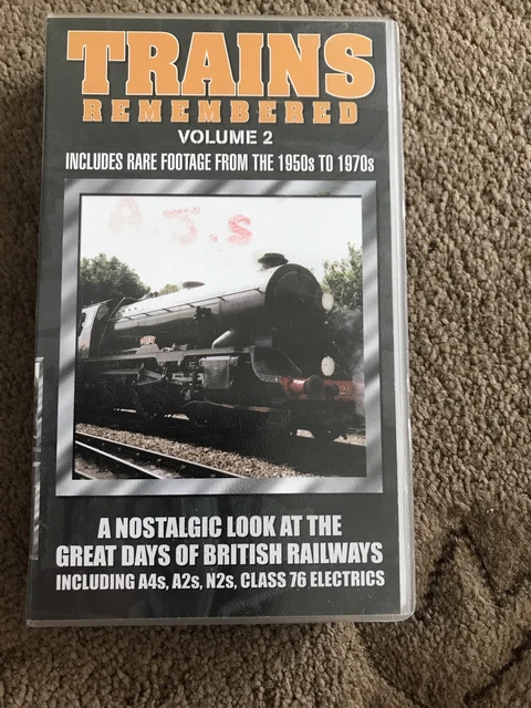 TRAINS REMEMBERED - Vol. 2 (VHS, 2001) Railway Video EUR 2,56 - PicClick IT