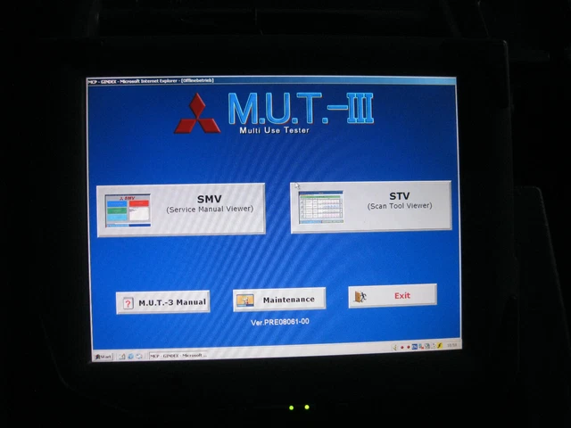 MITSUBISHI Actia  MUT3 Mut 3 Tester MUT III  mit Koffer u.  20 x CD Software