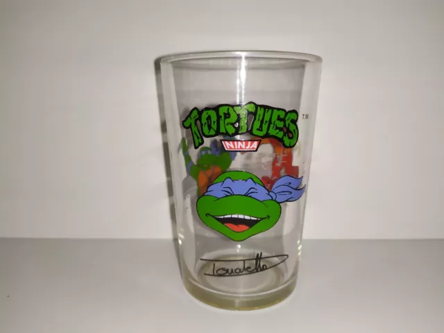 Verre a moutarde Amora Tortues ninja 1990 mirage studios USA 1989 IDDH Donatello