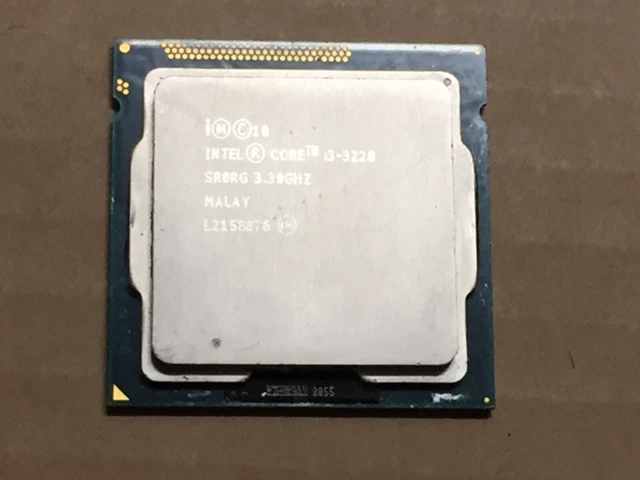 Intel Core i3-3220 SR0RG 3.3GHz LGA1155 Dual Core CPU Processor.