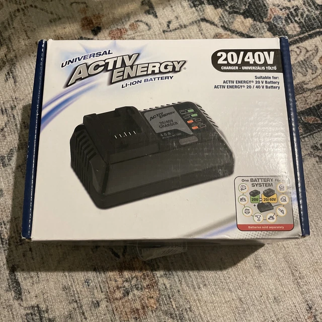 UNIVERSAL ACTIV ENERGY 20V/40V Battery Charger Power Lion Aldi Ferrex