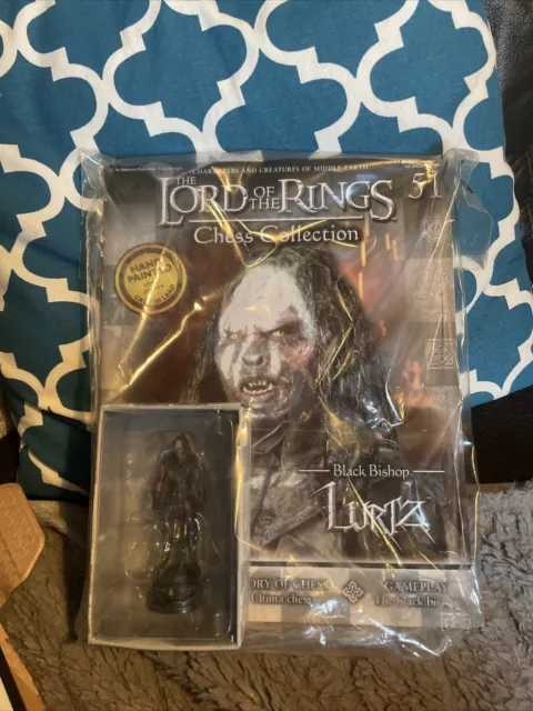 Eaglemoss Lord Of The Rings Chess Collection Issue 51 “Lurtz” Boxed + Mag