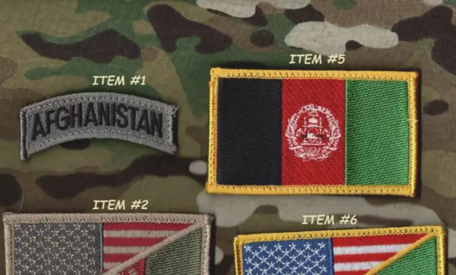 Jsoc Sp Ops Articolazione Task Force Jtf Vêlkrö 2-PC : US / Afgana Flag (Oggetto