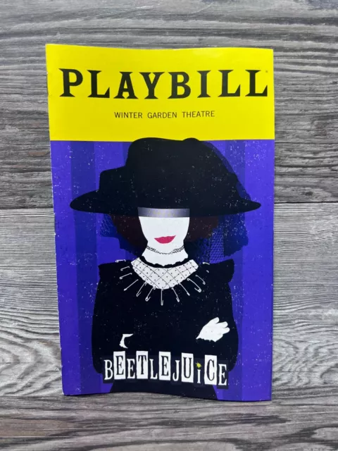 Beetlejuice, Playbill, January 2020, Winter Garden Theatre