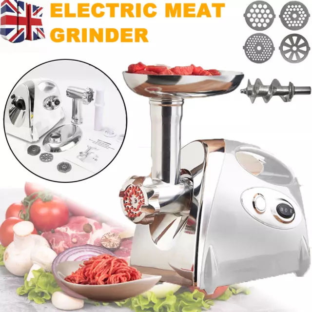 2800W Electric Meat Grinder Sausage Maker Filler Mincer Stuffer Commercial NEW