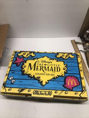 the little mermaid golden toy set