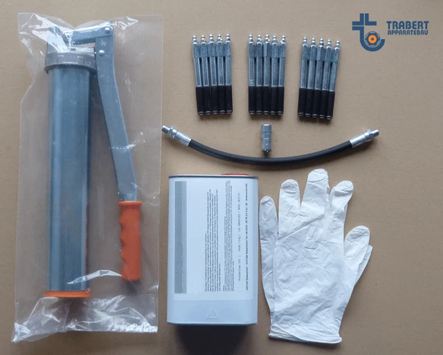 Injektionspresse 550ccm Set für Gießharz Injektionsharz Epoxidharz Stahlpacker