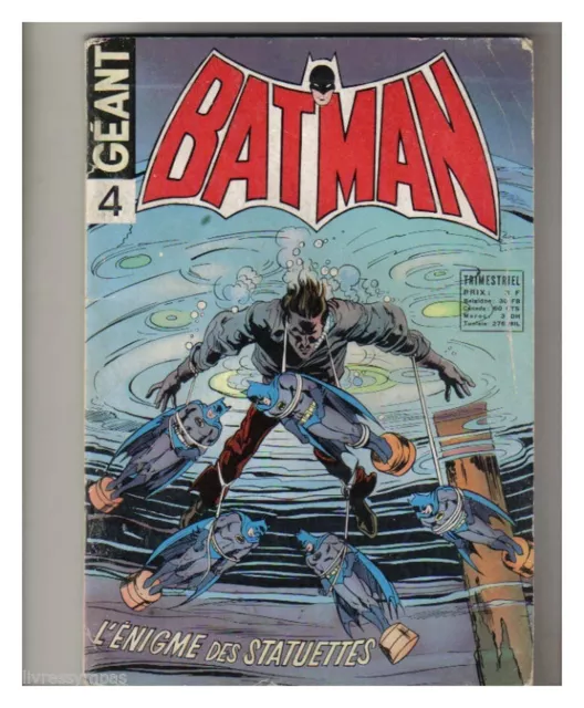 Batman  Geant   N°   4  De 1973 Be +