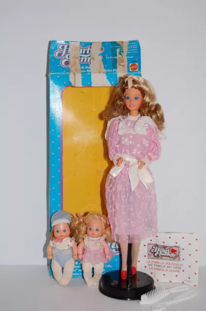 Barbie Mattel Mamma Cuore Bambini The Heart Family Vintage 1984 Box