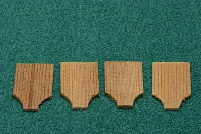 Cedar Shingles for Dollhouse Miniature Roofing