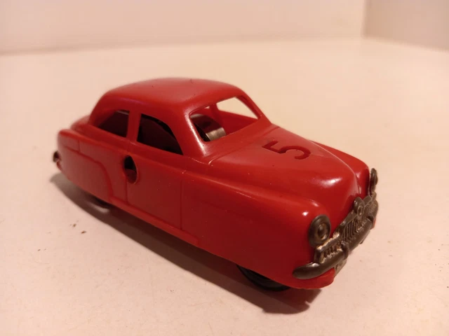 Avion Mécanique Jouef 815 – Tôle – Looping – Ailes Rouges – 1/43 – Occasion Vintage