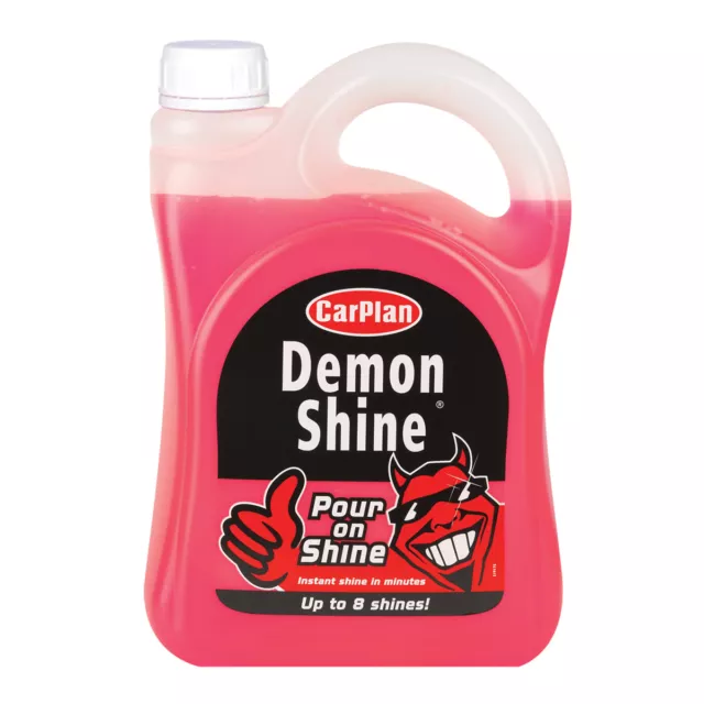 Carplan Demon Shine Pour On Instant Car Wash Cleaner Polish Wax 2 Litre