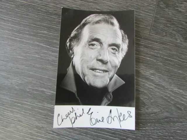 Eric Sykes Comedian TV Actor Writer Goon Show Original Hand Signed Photo