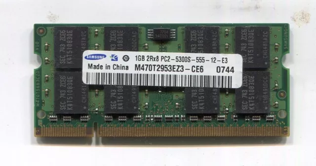 Samsung M470T2953EZ3-CE6 SODIMM PC2-5300S 1Gb DDR2  Untested