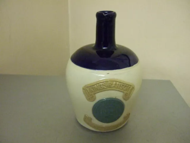 Kings Ransom Round The World Stoneware Whisky Whiskey Flagon